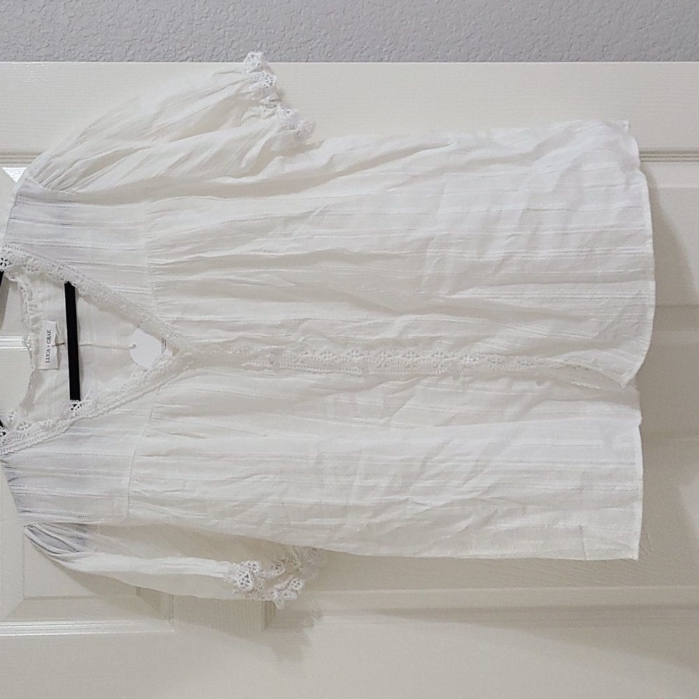 NWT Luca + Grae Women's Button-Down Blouse